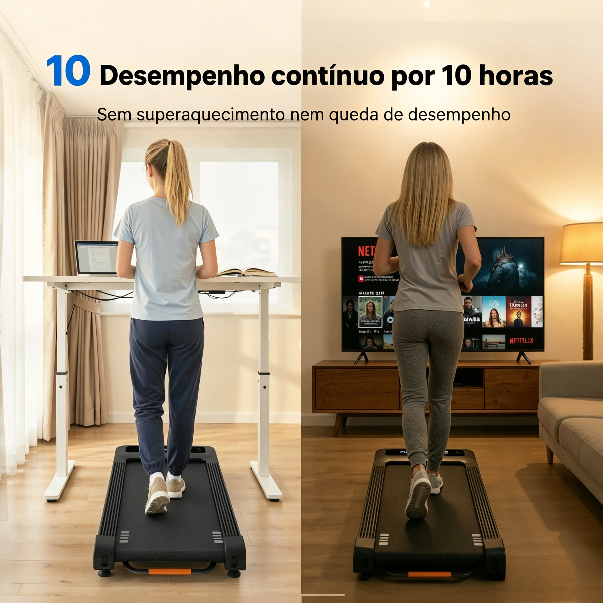 NovaWalk W50 TrekPad com inclinação automática de 12%