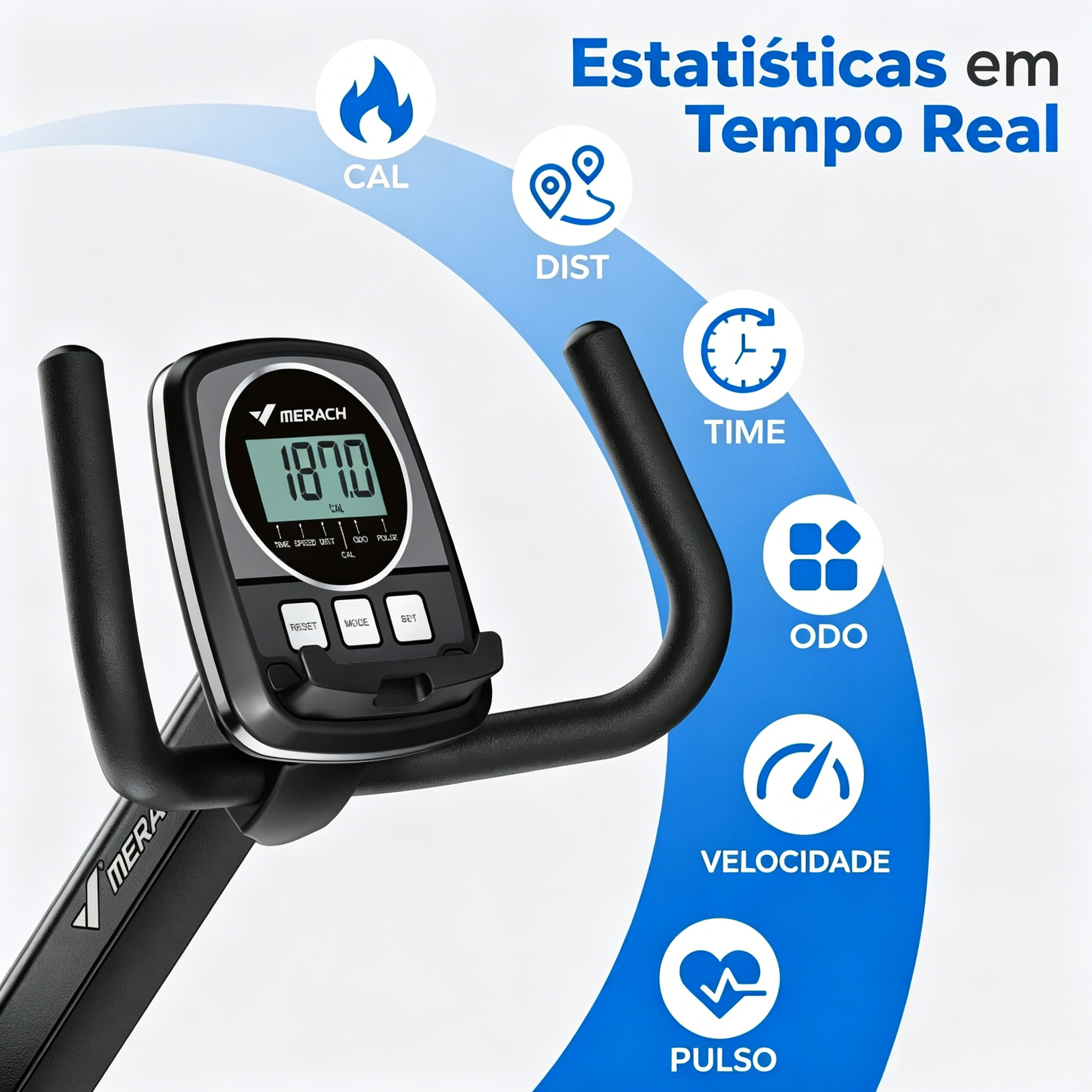 S19 Pro – Bicicleta Ergométrica Reclinada Pro