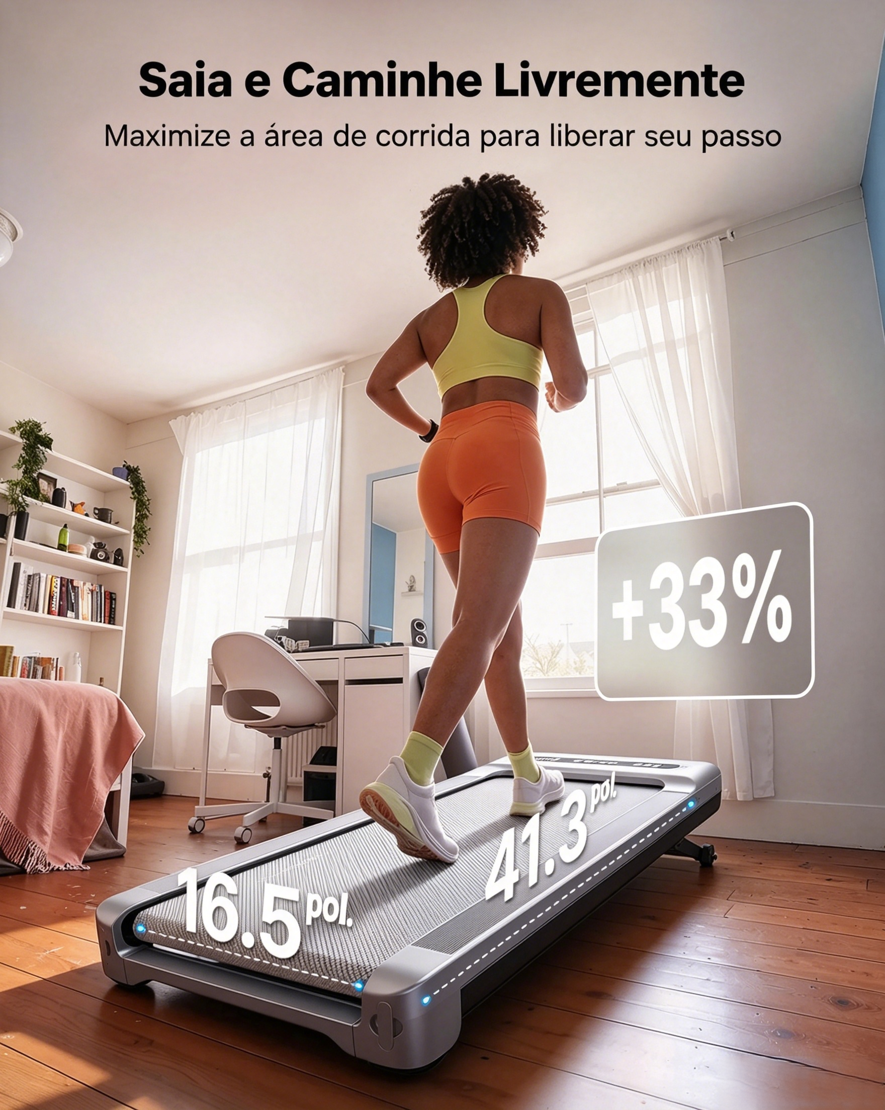Esteira Ergométrica Elétrica Dobrável W60 Plus