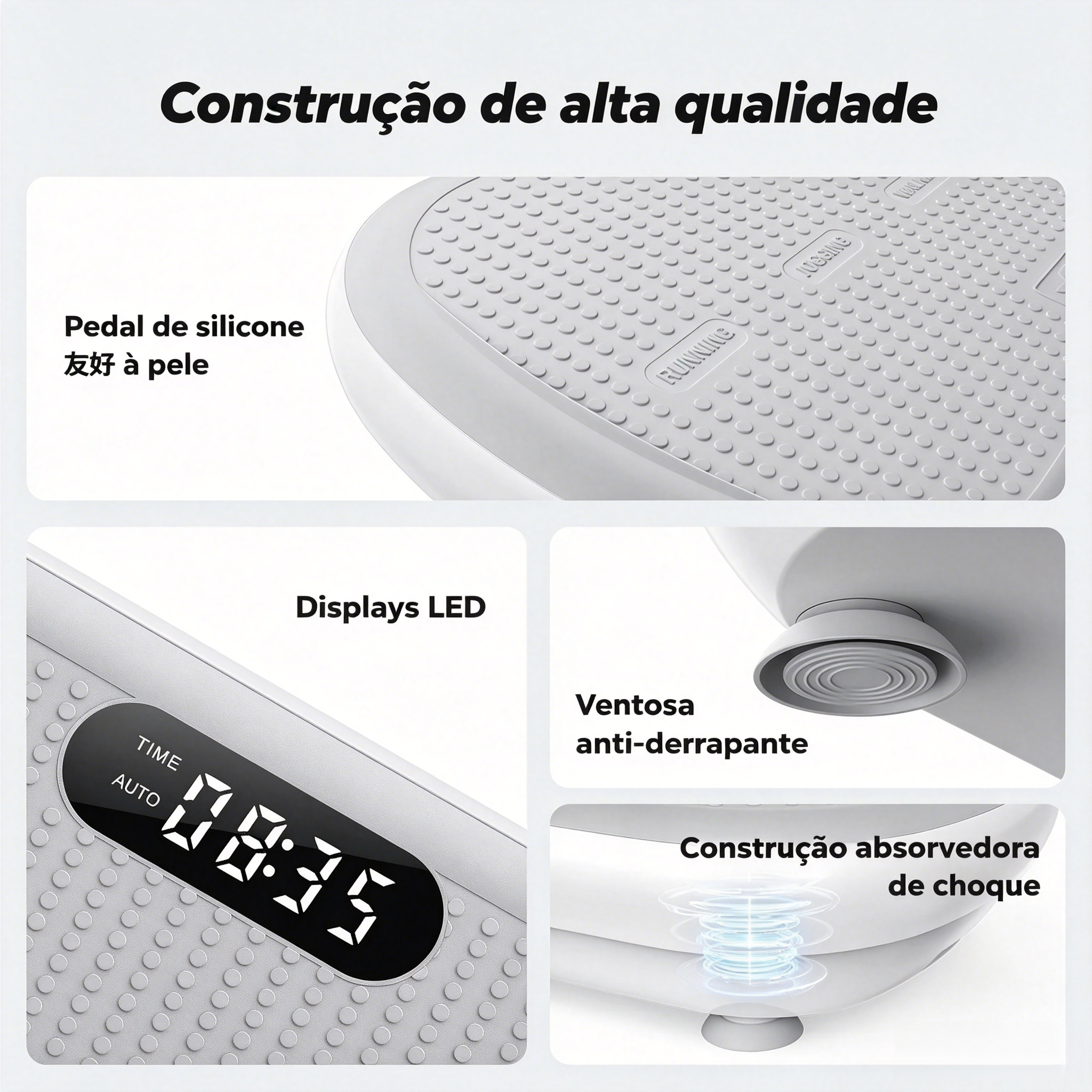 CV40 – Plataforma Vibratória Curva de Alta Potência até 200 kg