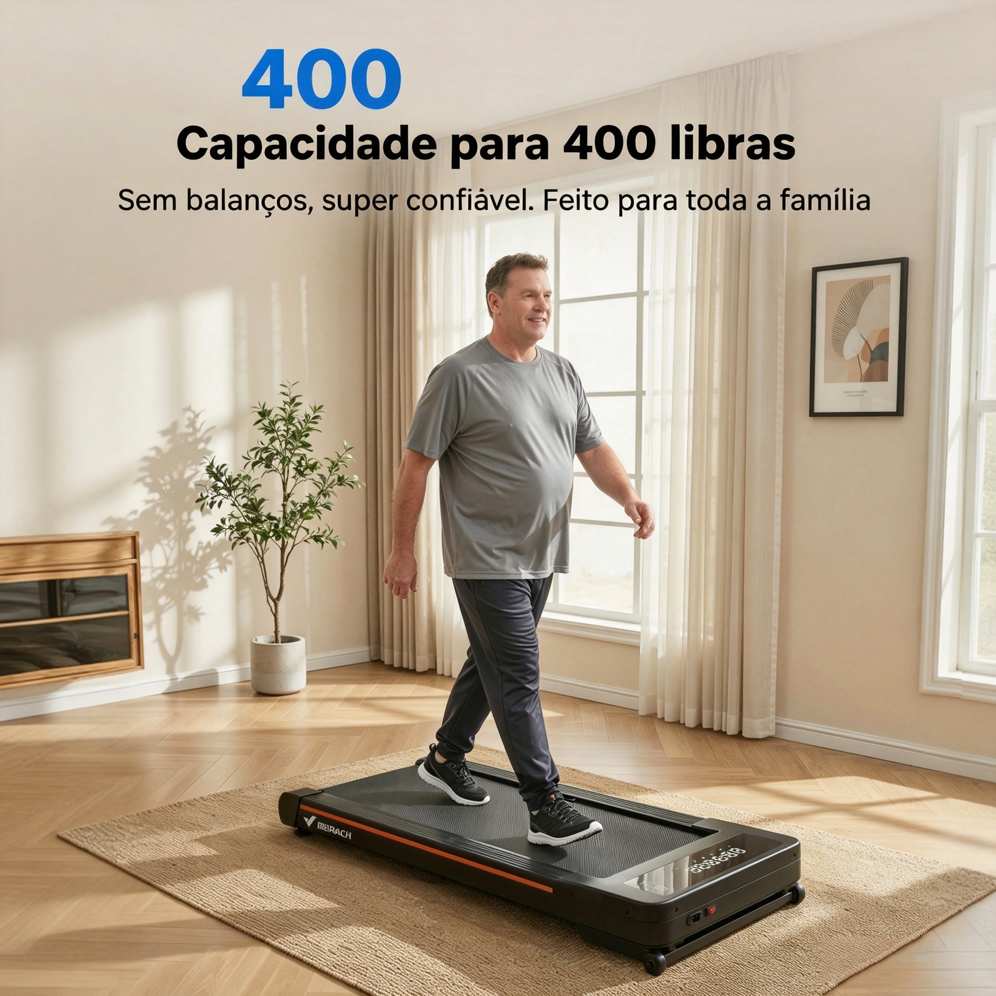 NovaWalk W50 TrekPad com inclinação automática de 12%