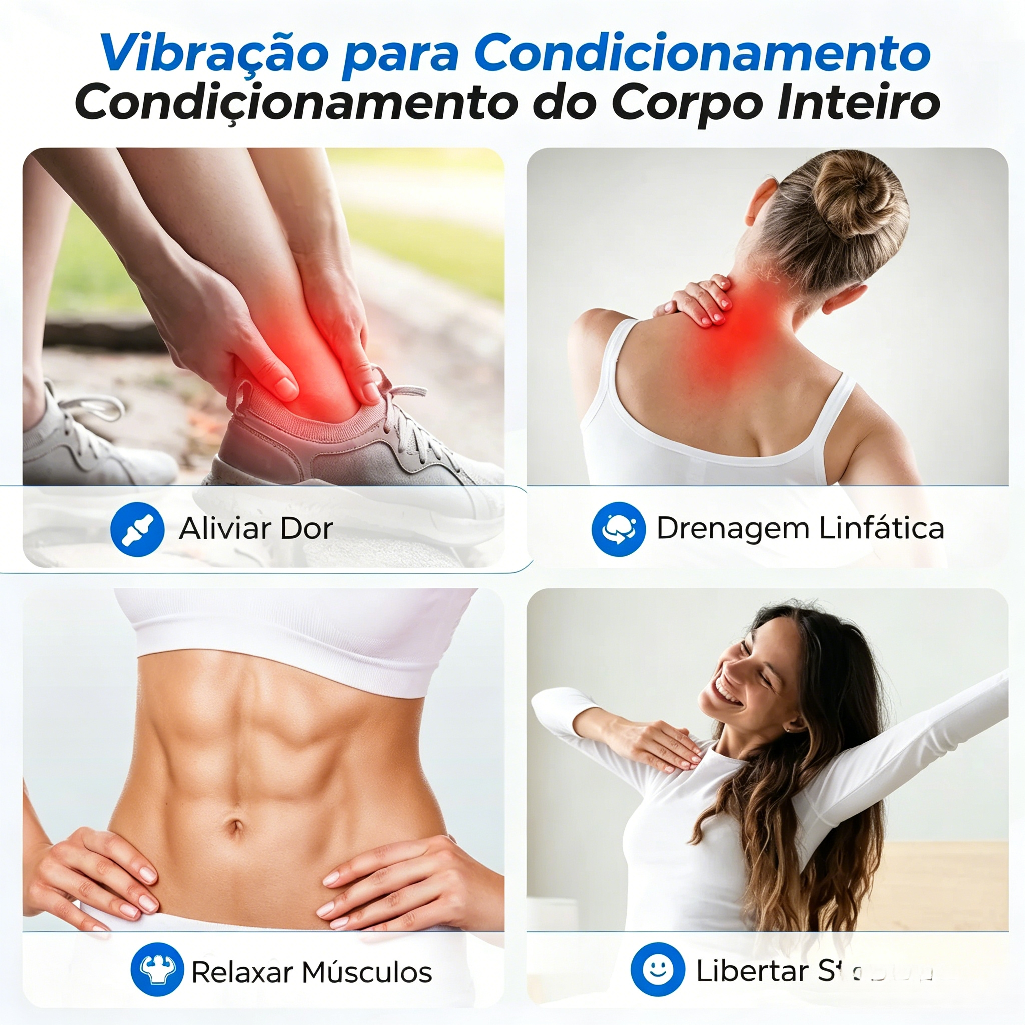 CV30 Pro – Plataforma Vibratória Curva de Corpo Inteiro