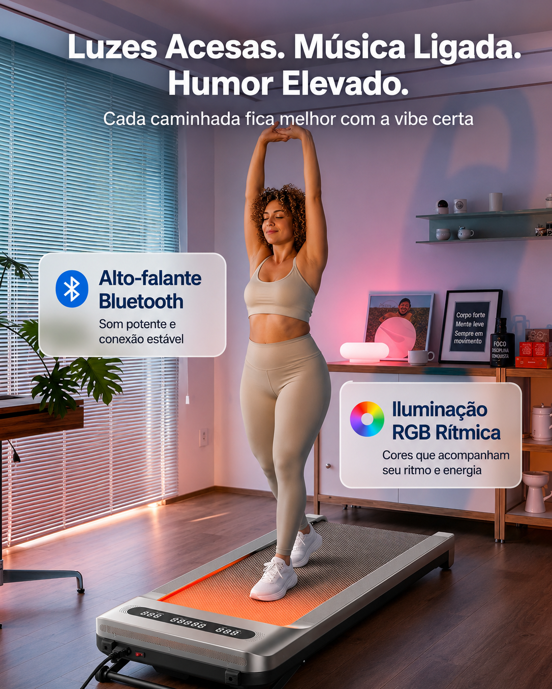 Esteira Ergométrica Elétrica Dobrável W60 Plus