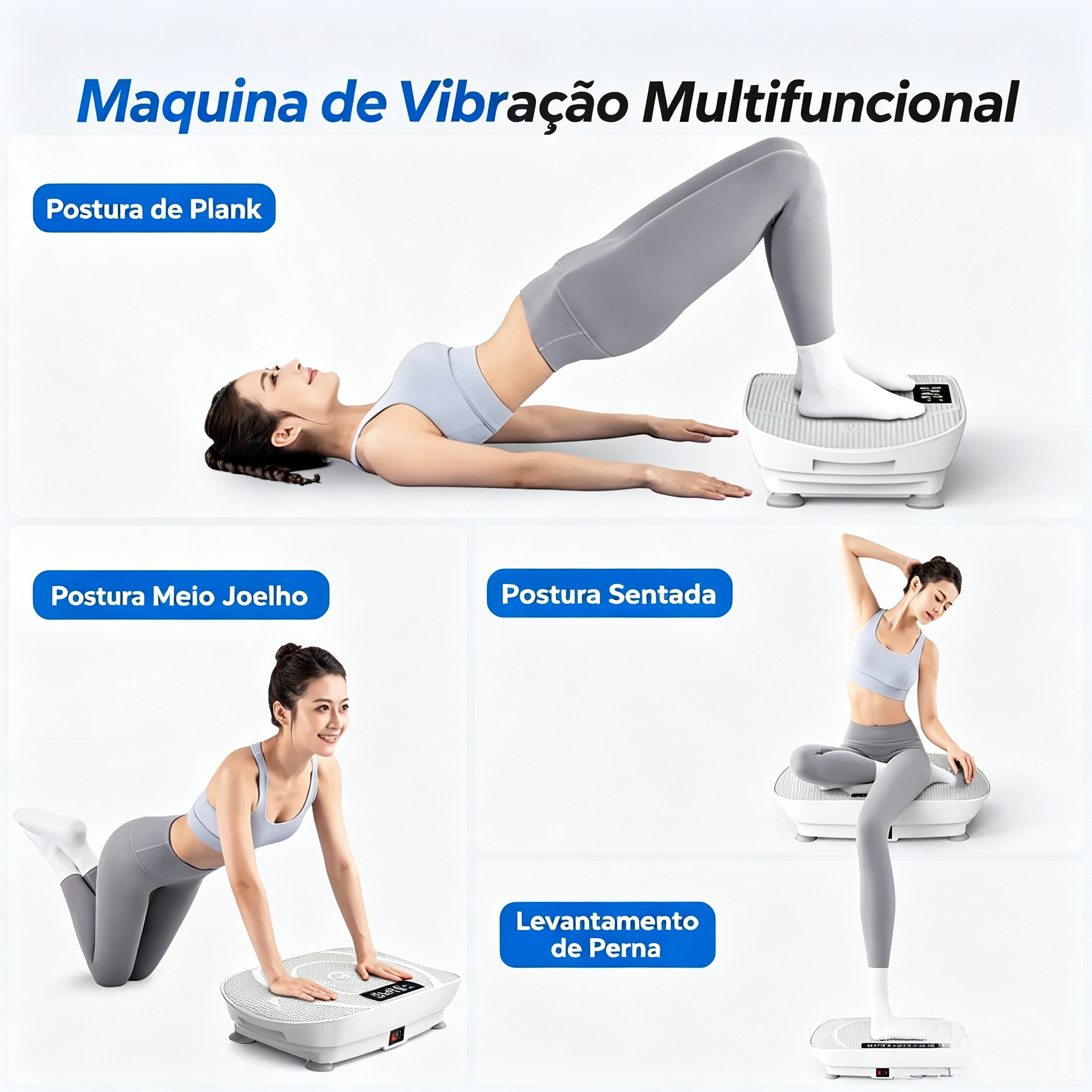 CV30 Pro – Plataforma Vibratória Curva de Corpo Inteiro