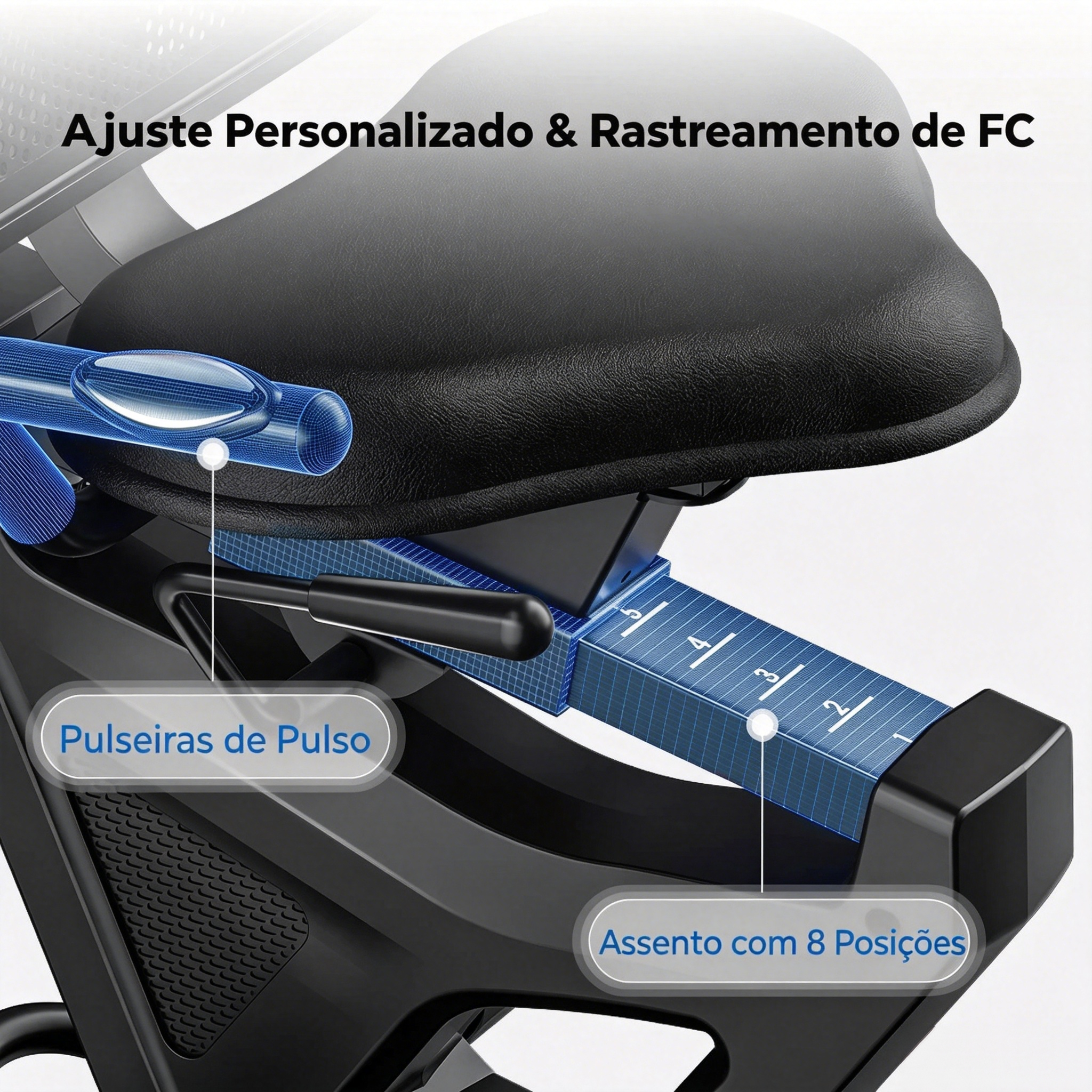 S19 Pro – Bicicleta Ergométrica Reclinada Pro