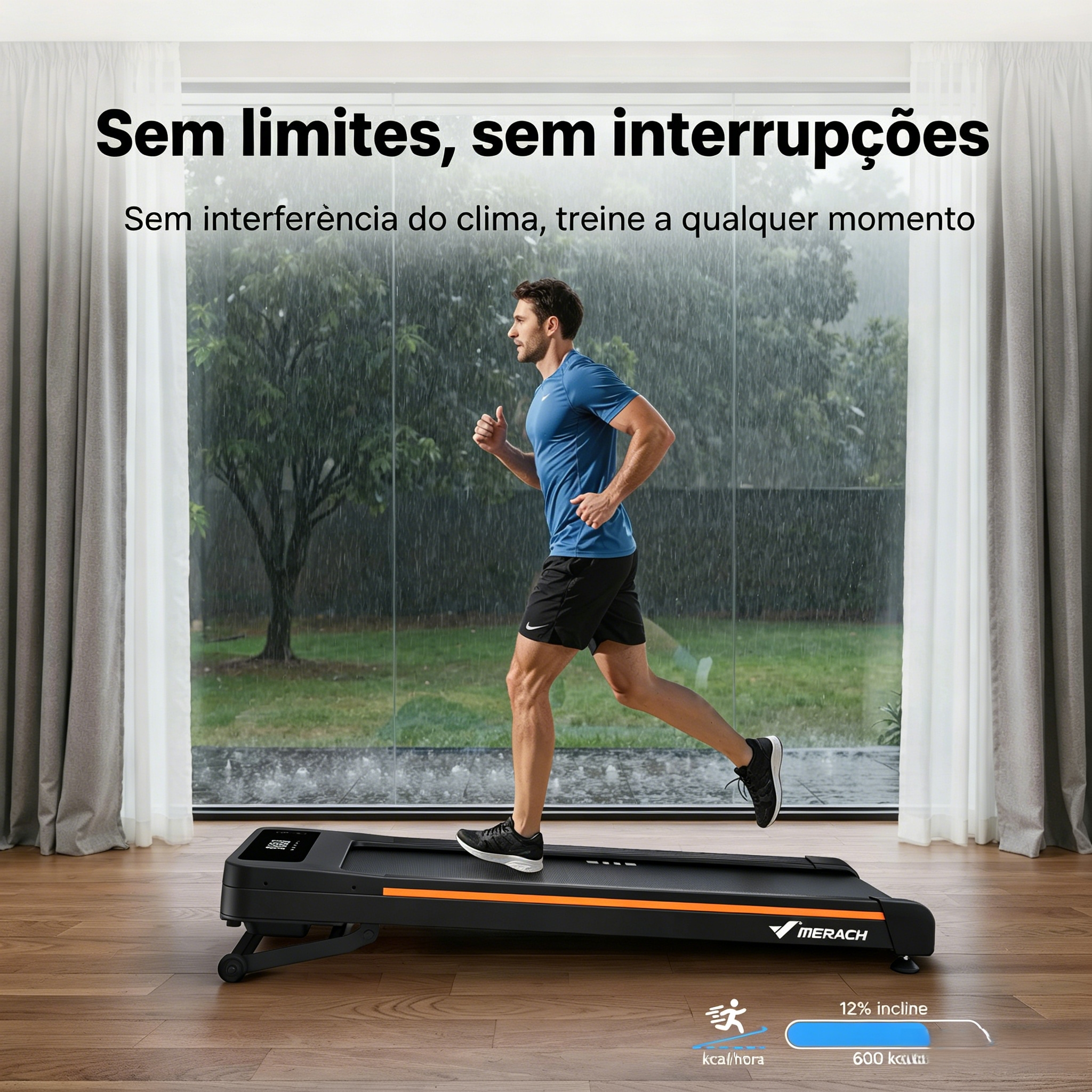 NovaWalk W50 TrekPad com inclinação automática de 12%