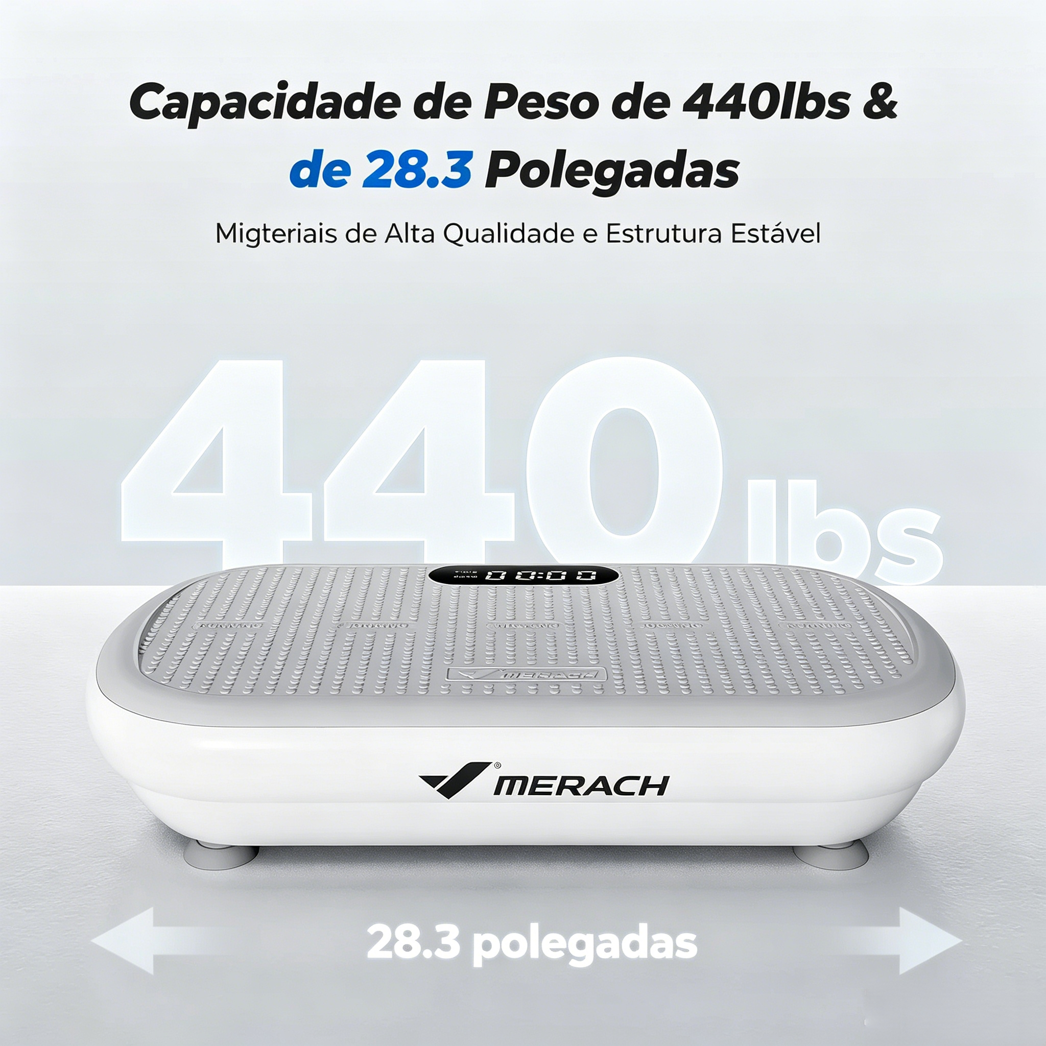 CV40 – Plataforma Vibratória Curva de Alta Potência até 200 kg