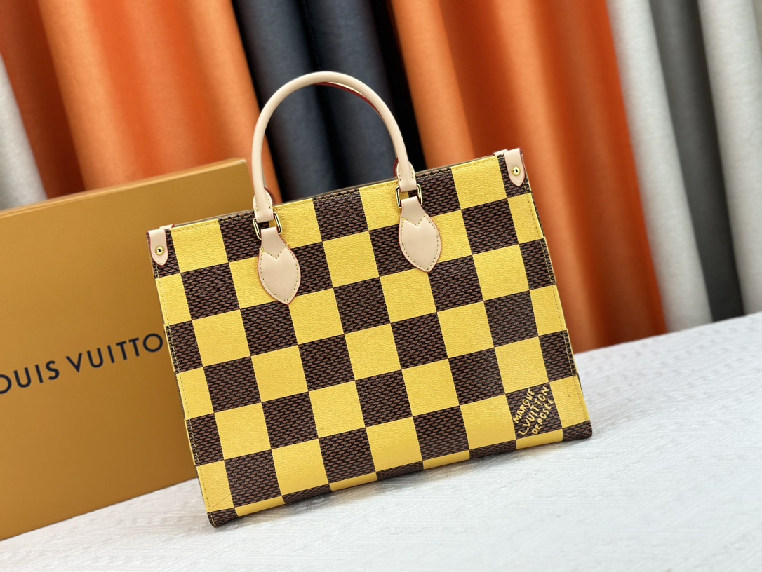 Louis Vuitton On The Go Tote M46542 Shoulder Bag Handbag