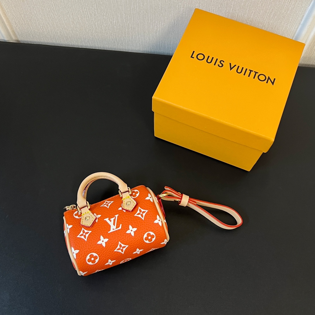 Louis Vuitton Micro Bag Leather Keychain Pendant Accessories