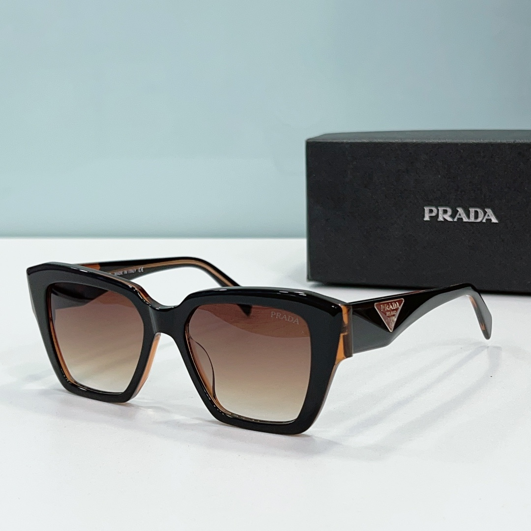 Prada Classical stereogram sunglasses Top quality 锛�Replica锛�