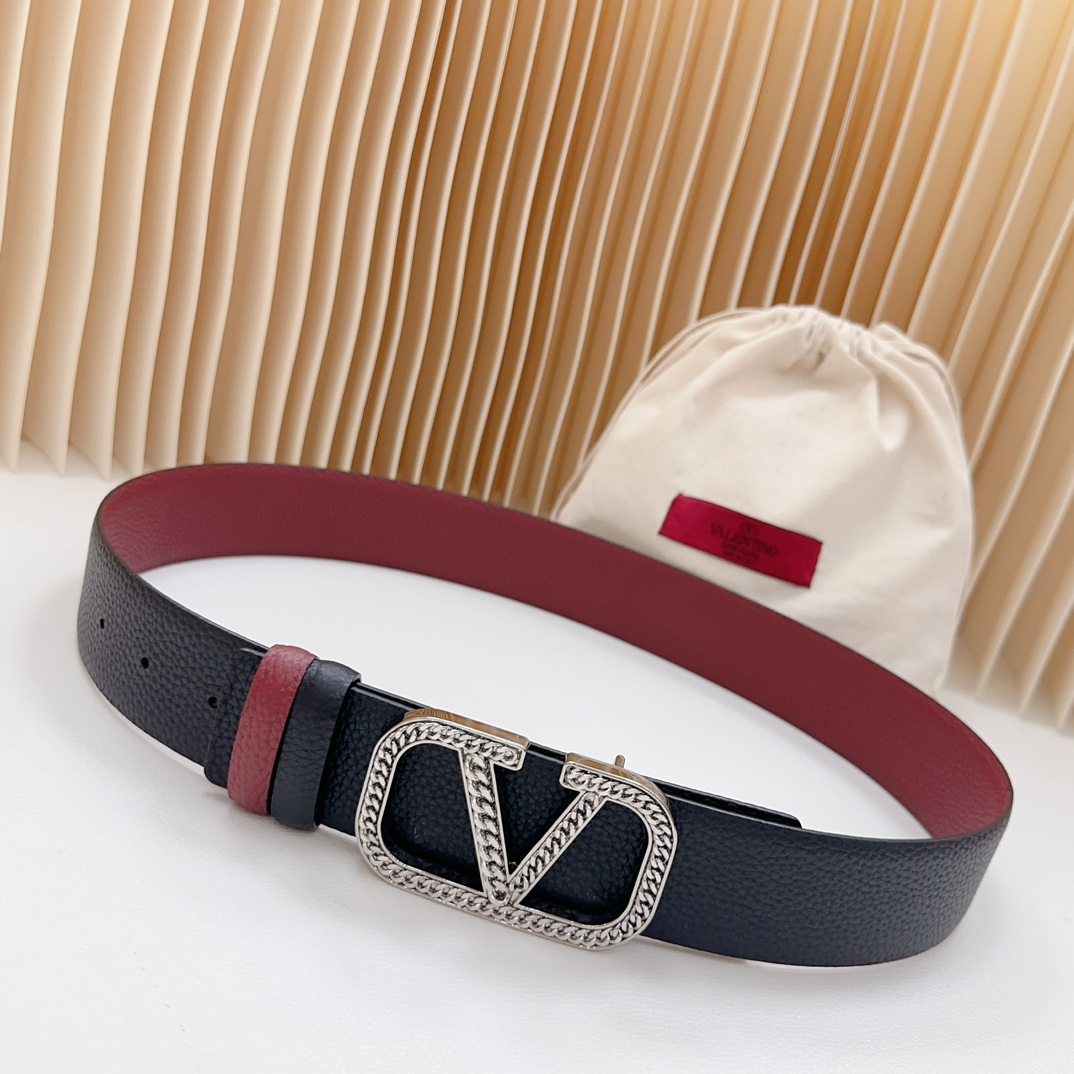 Valentino Leather Belts 1:1 Mirror Version