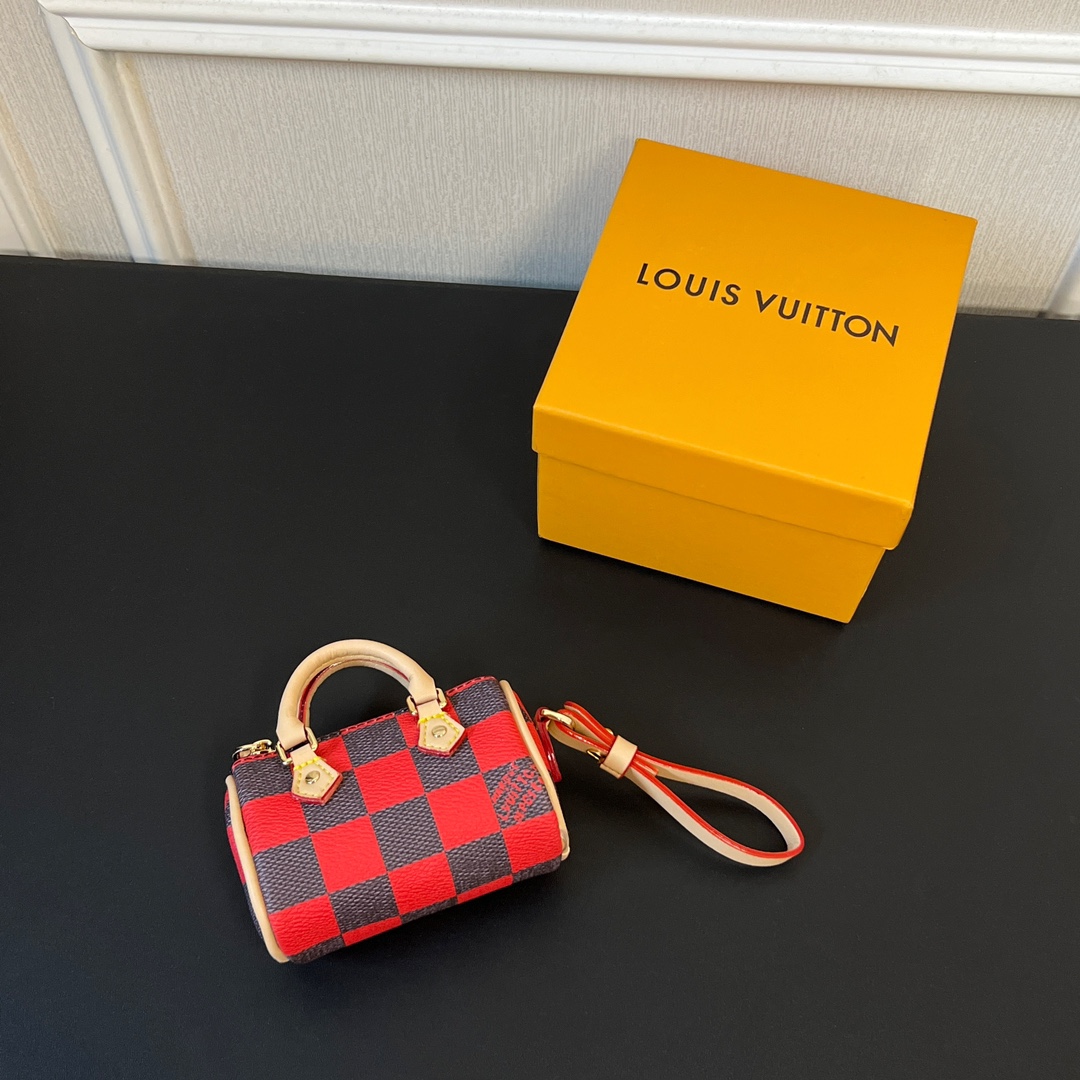 Louis Vuitton Micro Bag Leather Keychain Pendant Accessories