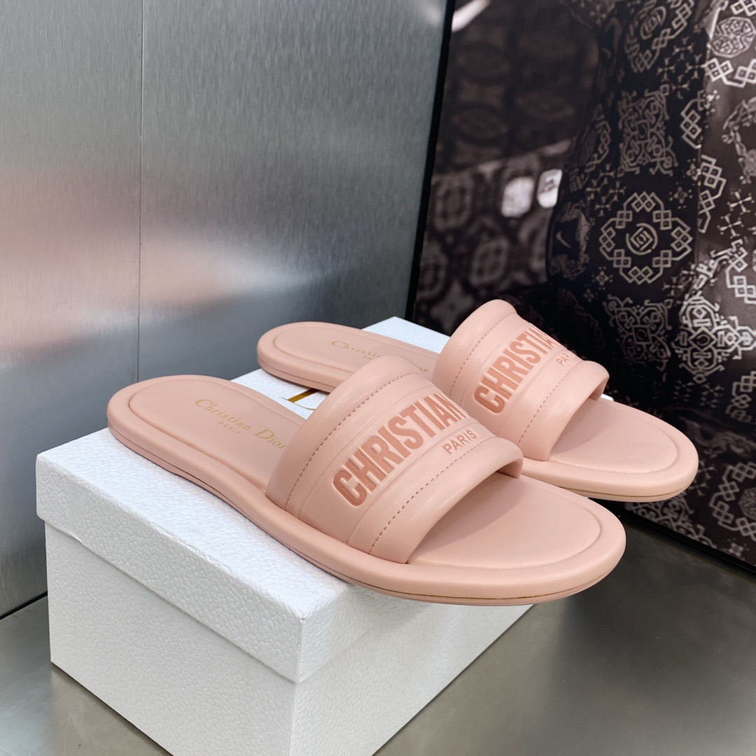 Dior Every-D Leather Fashion Flip-flops Shoes Sandal (Replica)
