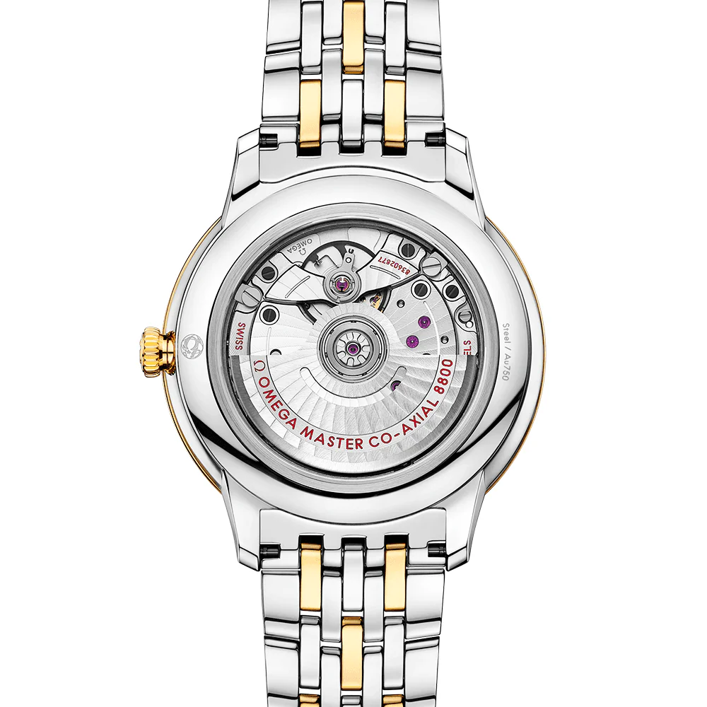 De Ville Prestige 40mm Two-Tone Silver Dial Men's Automatic Bracelet Watch