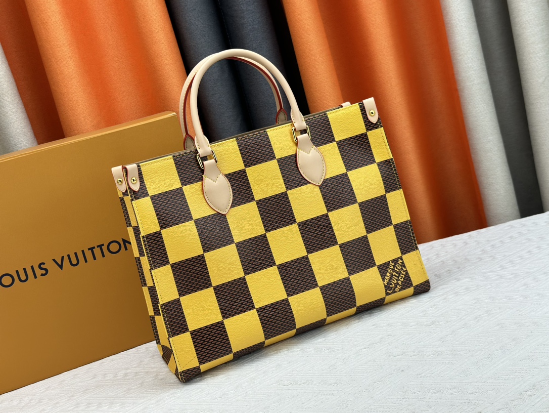 Louis Vuitton On The Go Tote M46542 Shoulder Bag Handbag