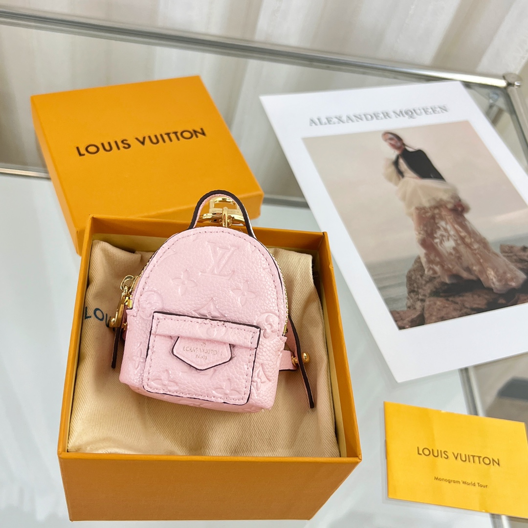 Louis Vuitton Micro Bag Leather Keychain Pendant Accessories