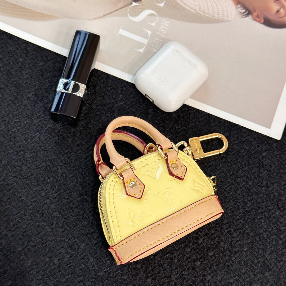 Louis Vuitton Micro Bag Leather Keychain Pendant Accessories