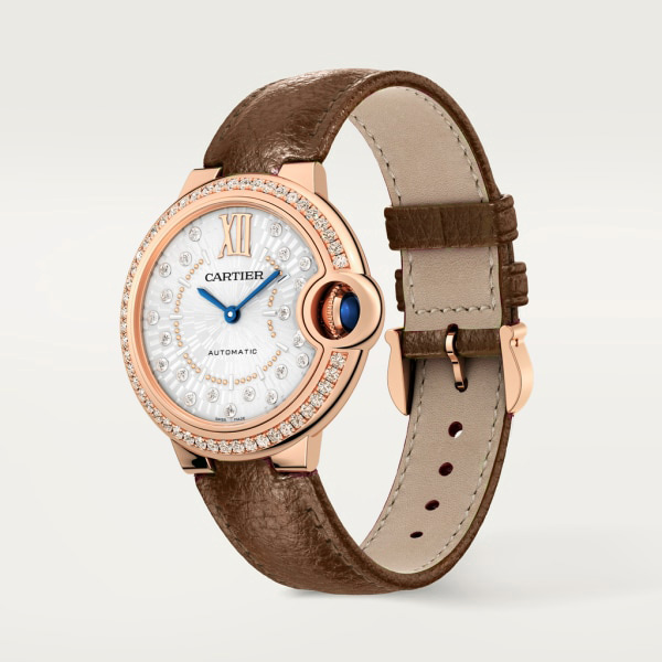 CARTIER BALLON BLEU Diamond Rose Gold 33mm