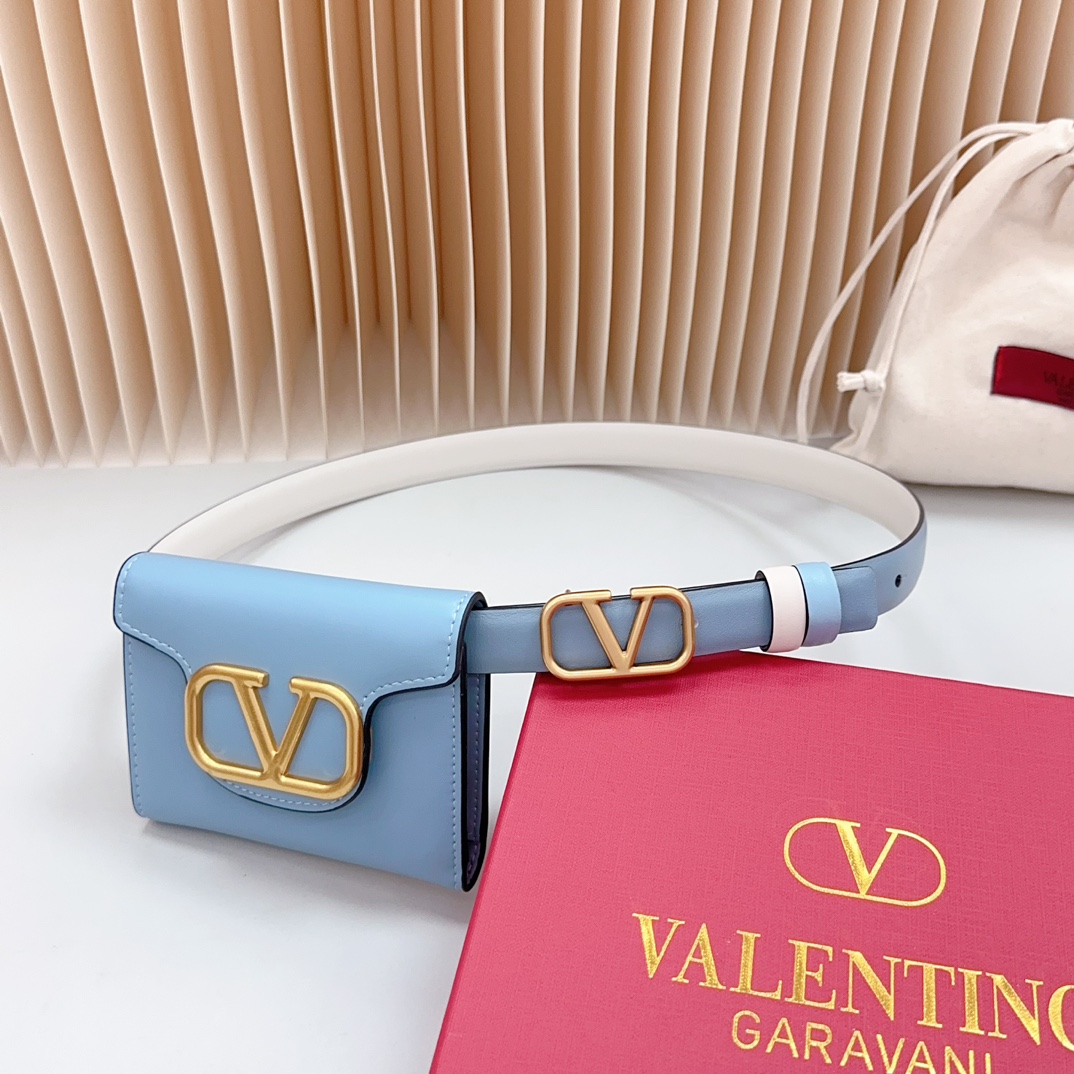 Valentino Leather Belts 1:1 Mirror Version