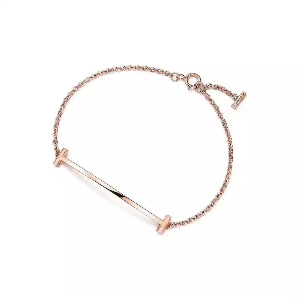 Tiffany T Sterling Silver Smile Bracelet Modern Party Style Lady Jewelry