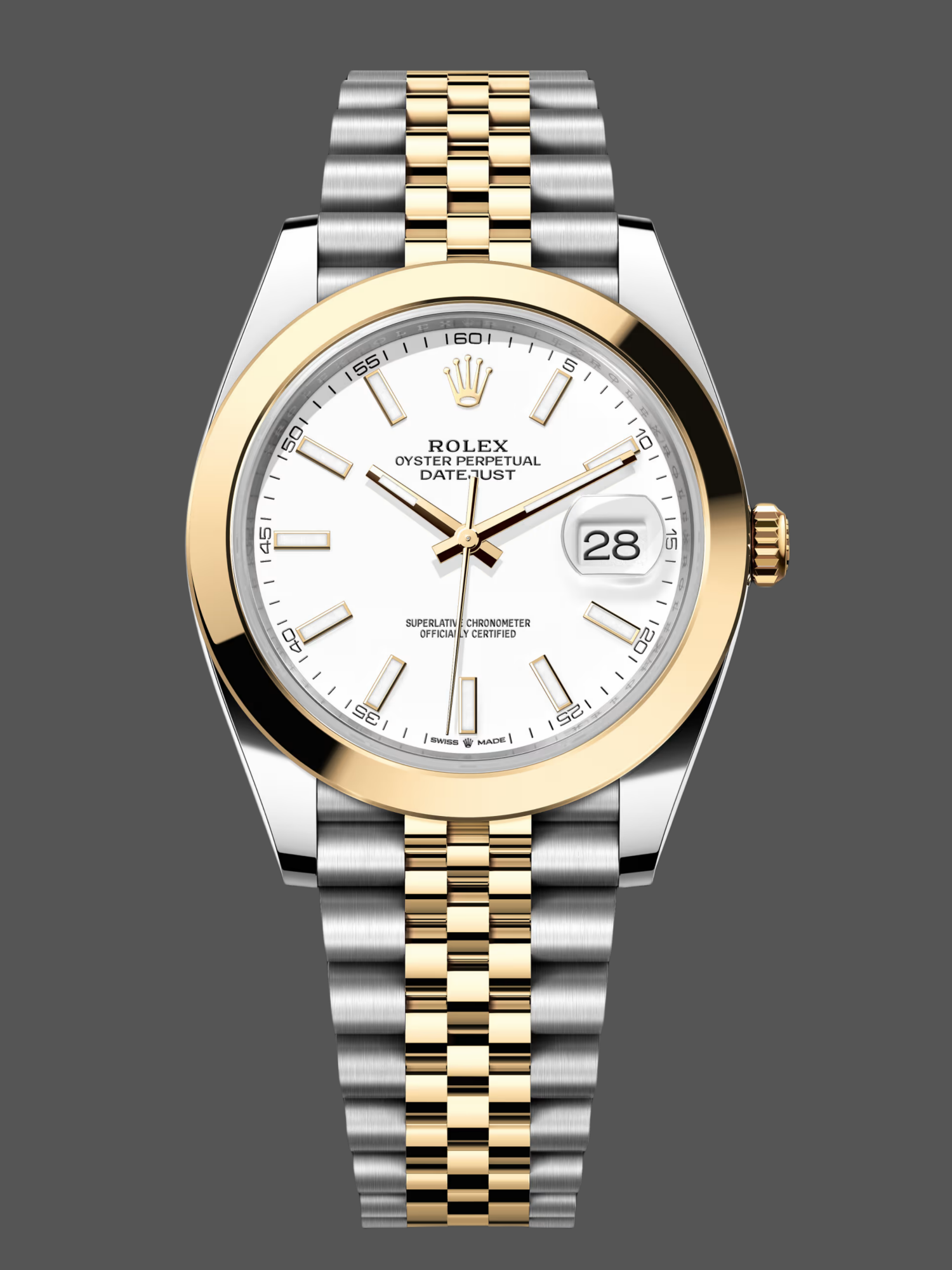 Rolex Datejust 41 Stainless Steel and Yellow Gold M126303 0016 Men's Watch