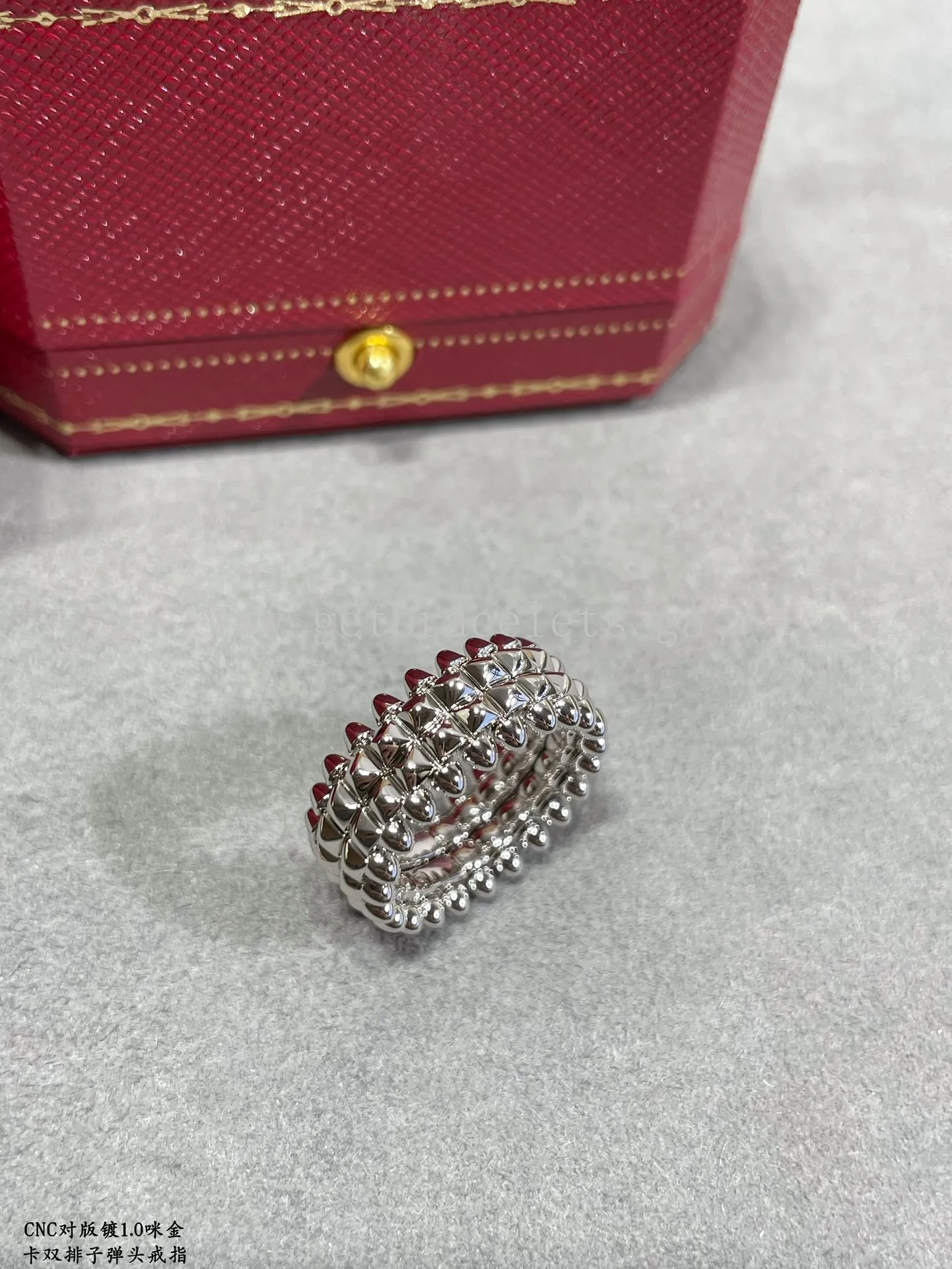 Clash de Cartier Ring Double-Row Model Rose Gold/Yellow Gold/White Gold