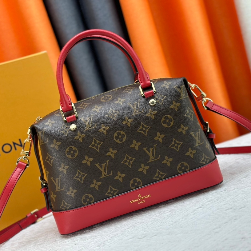 Louis Vuitton Monogram with Leather Trim Tote shoulder bag M68169