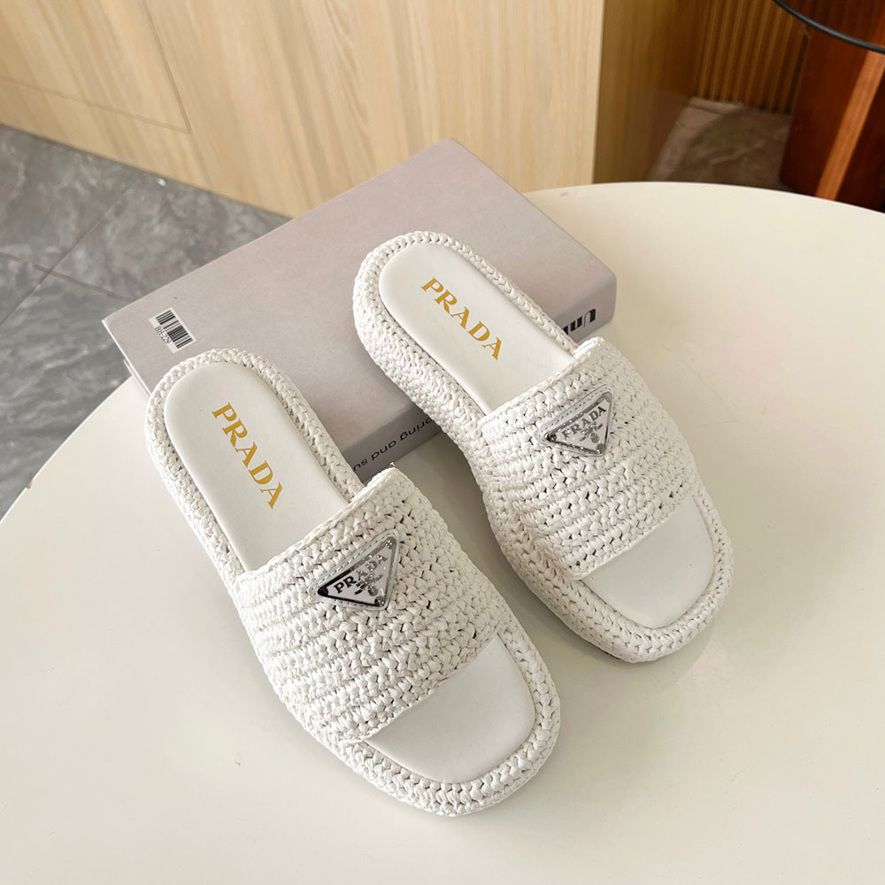 Prada Stylish Platform Sandals Slide Sandal (Replica)