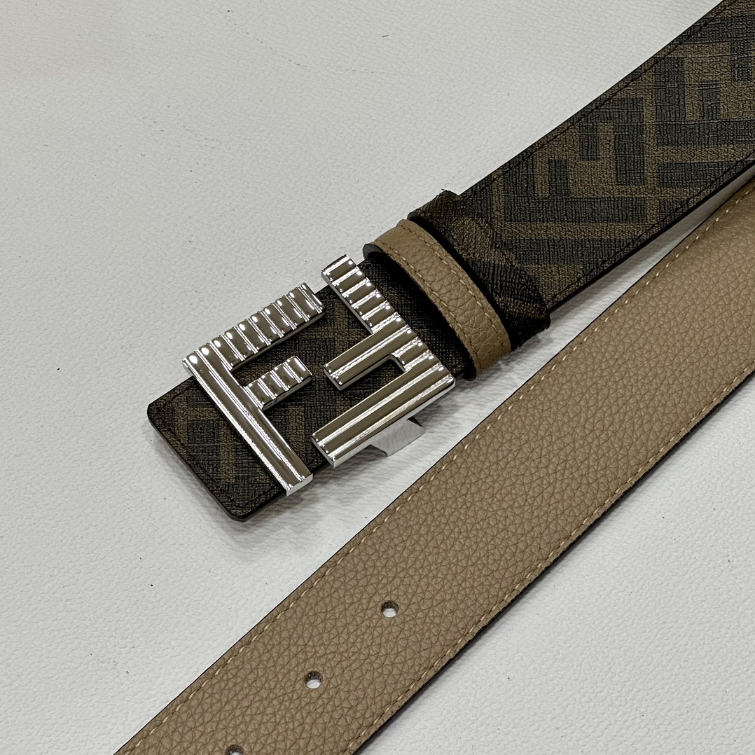 Fendi Leather Belts 1:1 Mirror Version