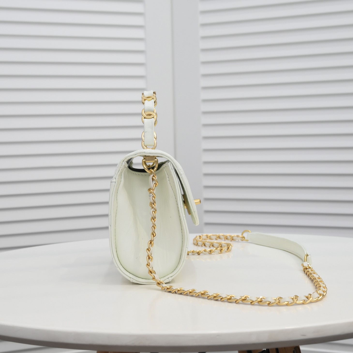 Chanel Handle Double C Shoulder Bag Handbag