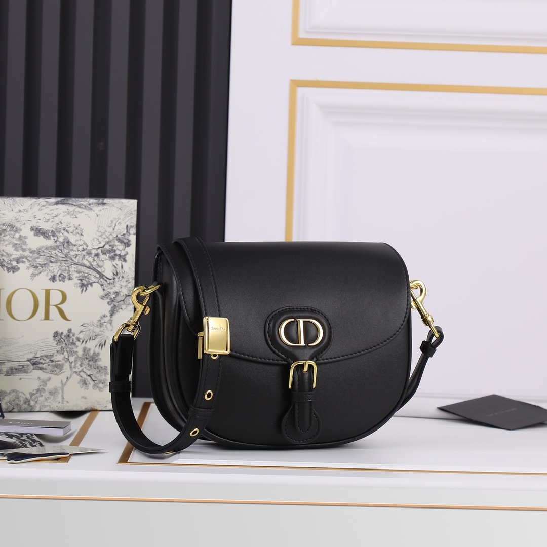 Medium Dior Bobby bag Black CD-2011 XB081 22cm