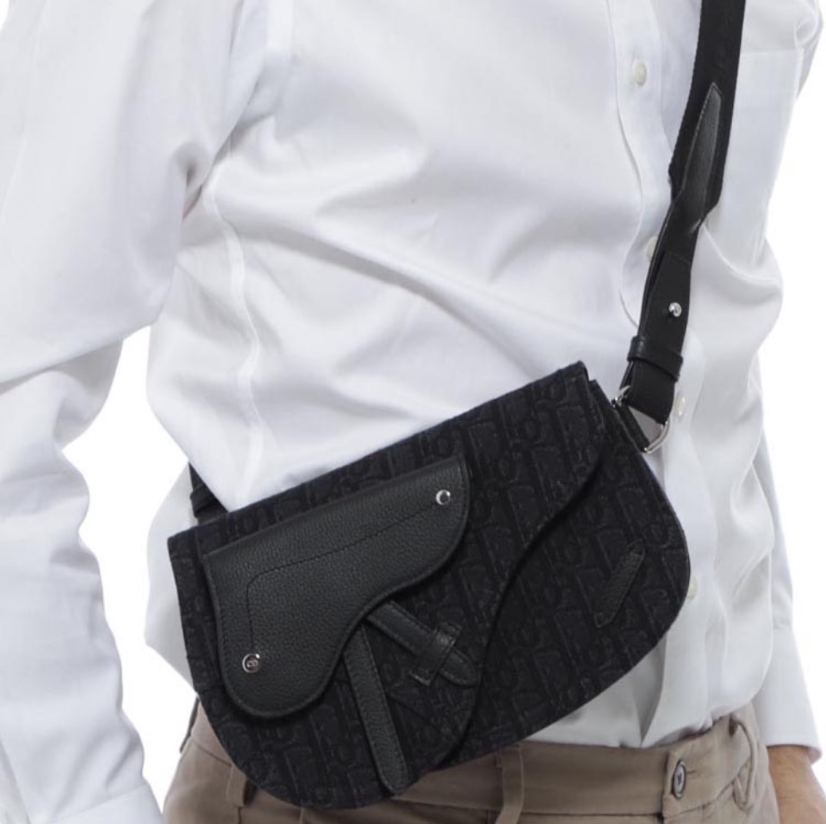 DIOR Saddle Embroidery Crossbody Bag (Replica)
