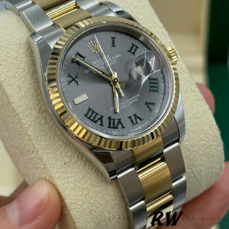 Rolex Datejust 126233 0036 Slate Grey Dial 36MM Unisex Replica Watch