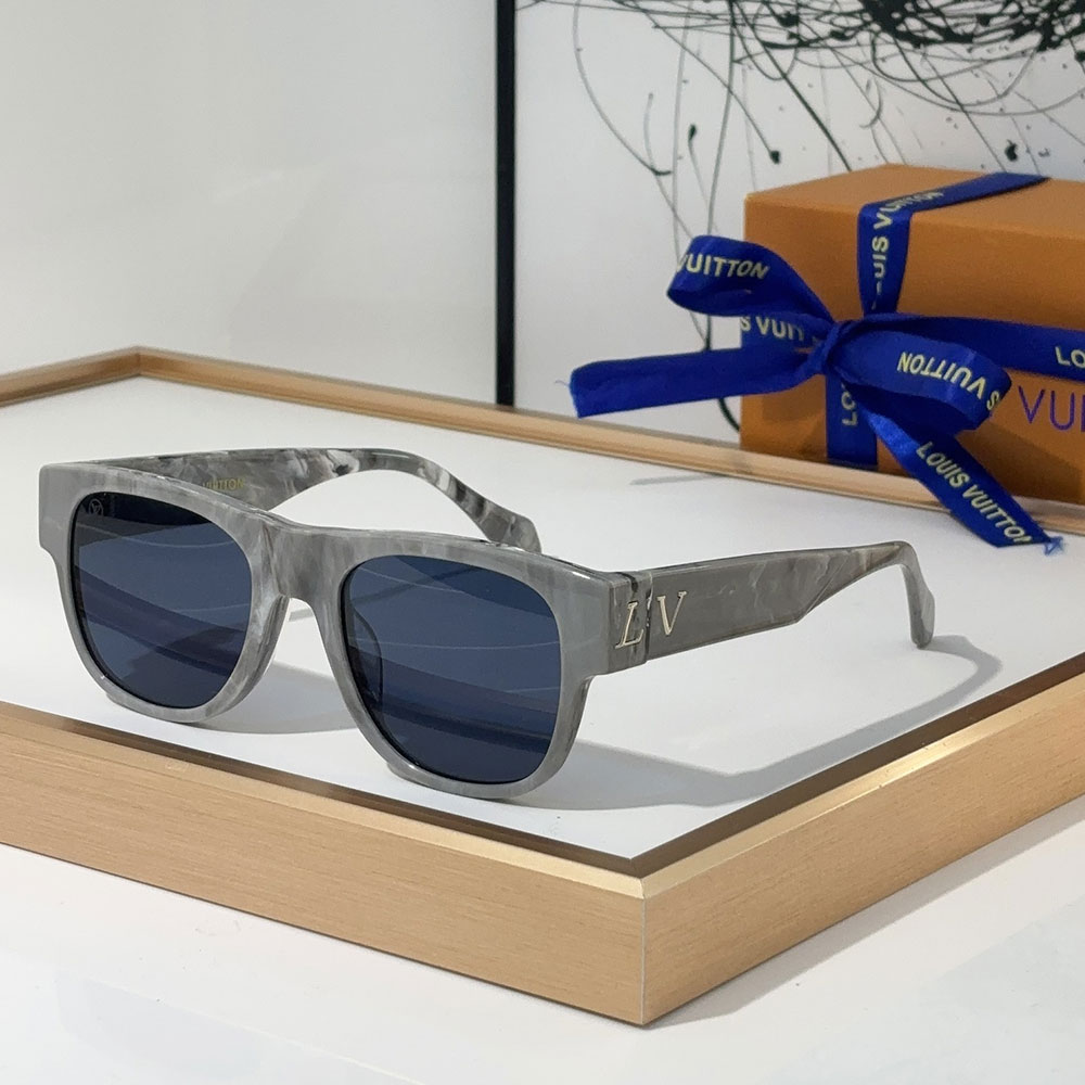 Louis Vuitton LV Mirror Leg Logo identification sunglasses Top quality 锛�Replica锛�
