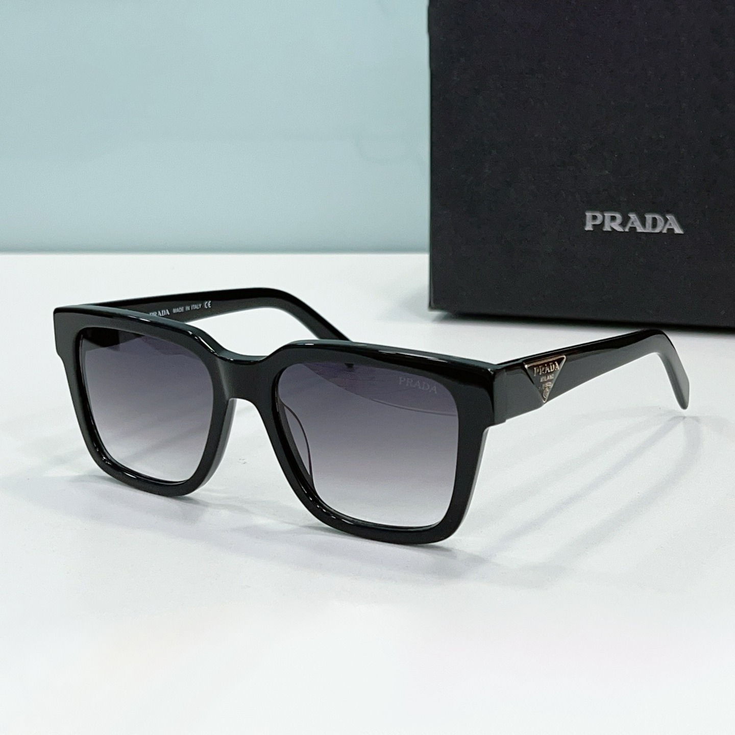 Prada Mirror leg Stereoscopic Sign sunglasses Top quality 锛�Replica锛�