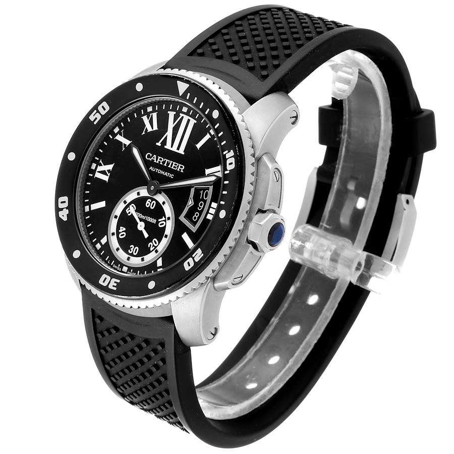 CARTIER Calibre Diver Black Rubber 42mm