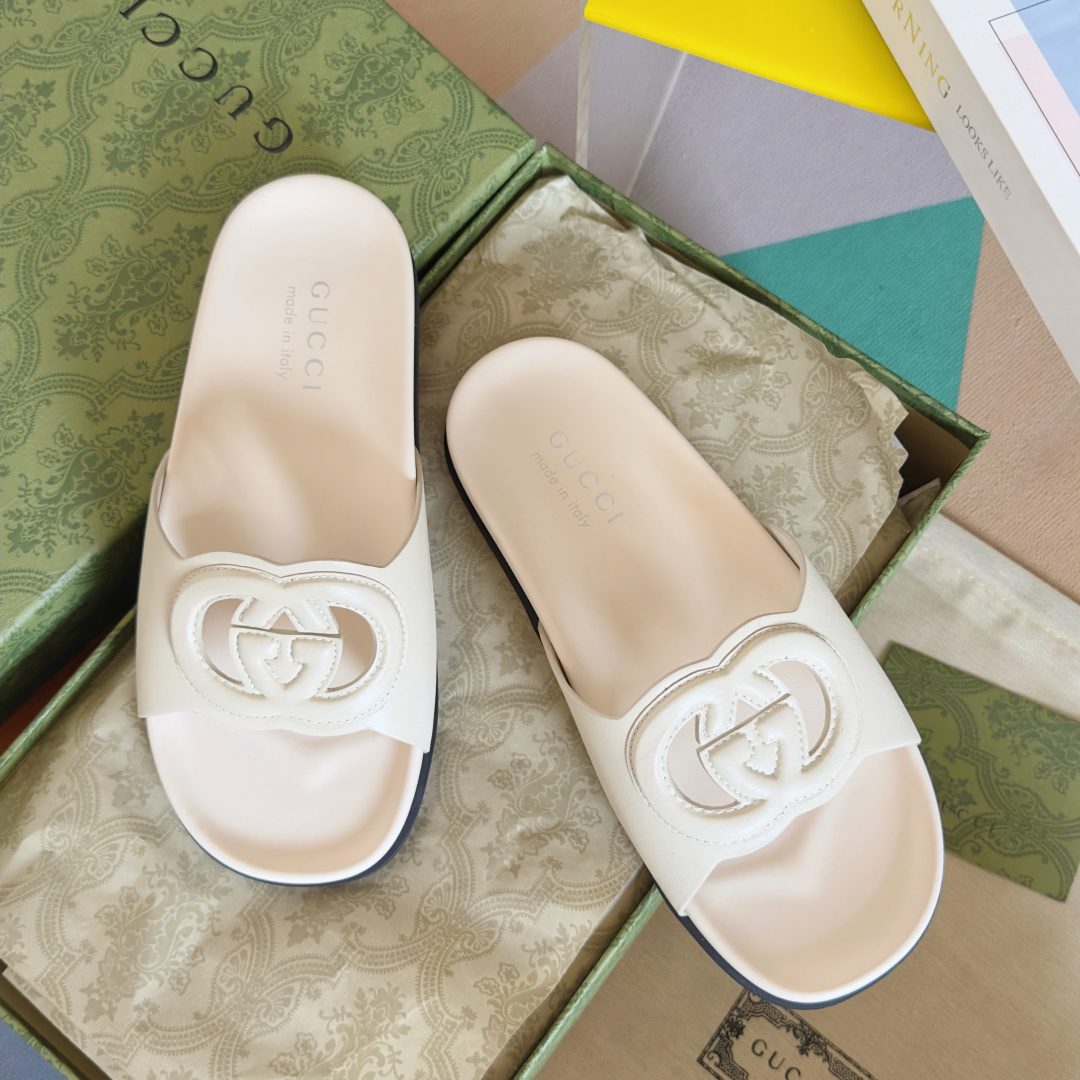 Gucci Shoes Latest couple style slippers
