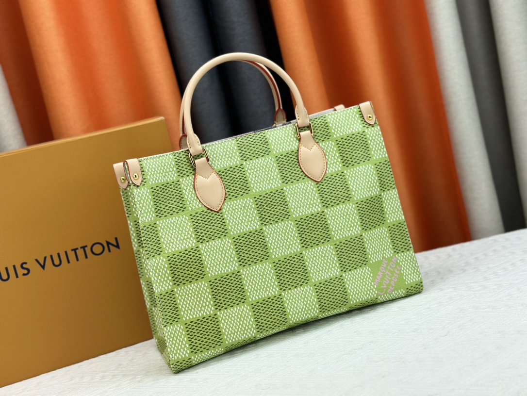 Louis Vuitton On The Go Tote M46542 Shoulder Bag Handbag