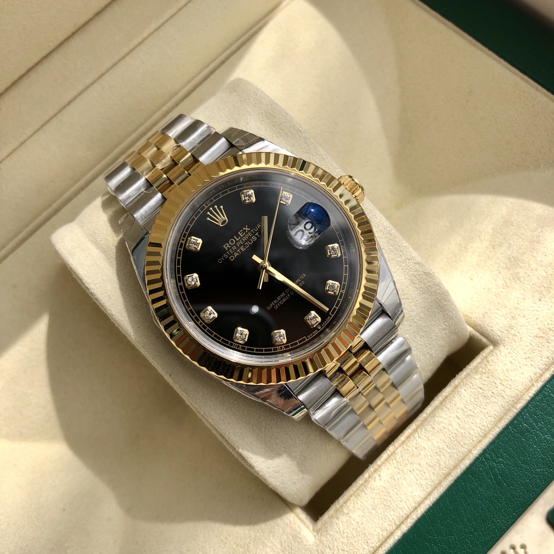 Rolex Datejust 126233 Black Diamond Dial 36MM Unisex Replica Watch