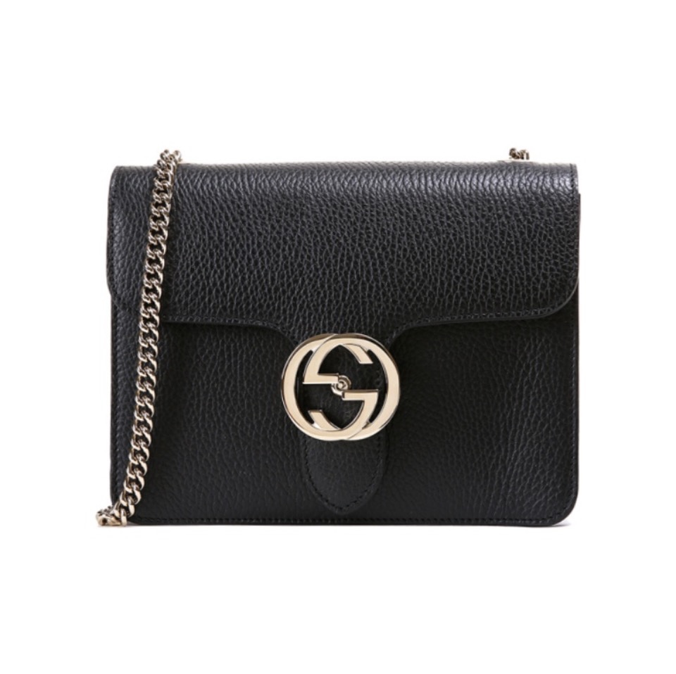 Gucci Litchi Pattern Crossbody Bag(Replica)