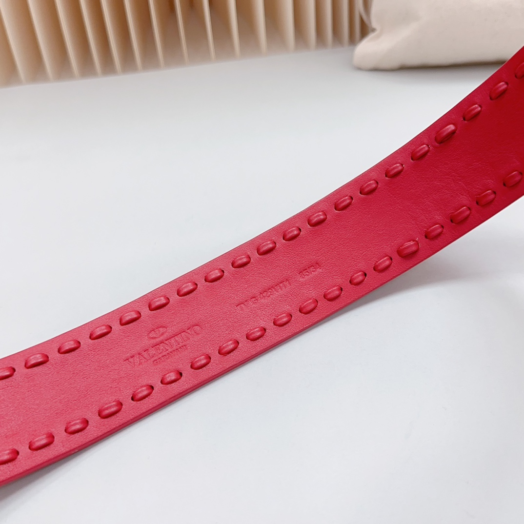 Valentino Leather Belts 1:1 Mirror Version