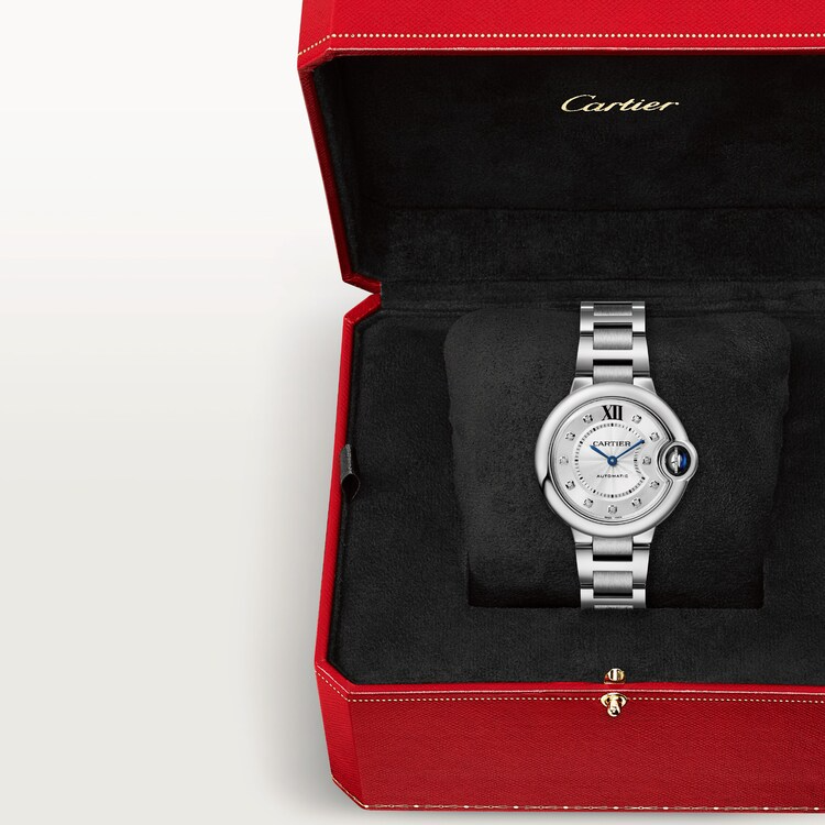 CARTIER BALLON BLEU Diamond Dial 33mm