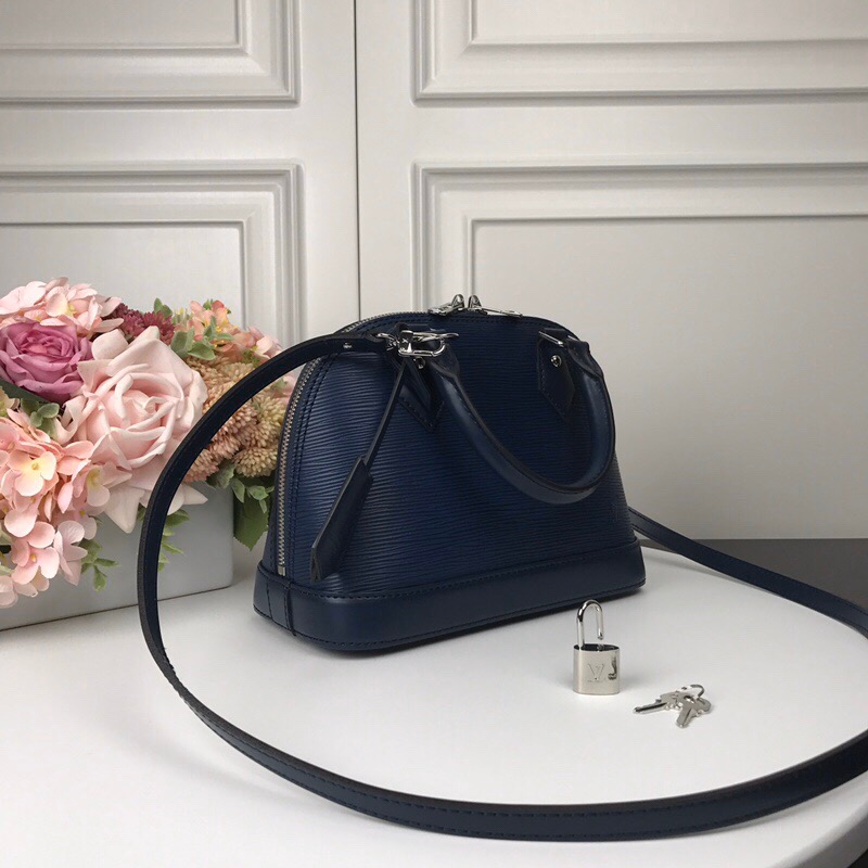 Louis Vuitton Alma BB 2way bag Epi Leather Indigo