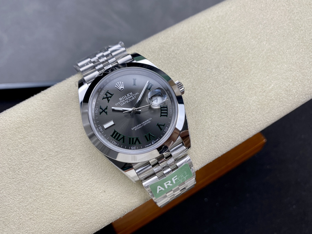 Rolex Datejust 41mm Stainless Steel m126300 0014 Slate Roman Jubilee
