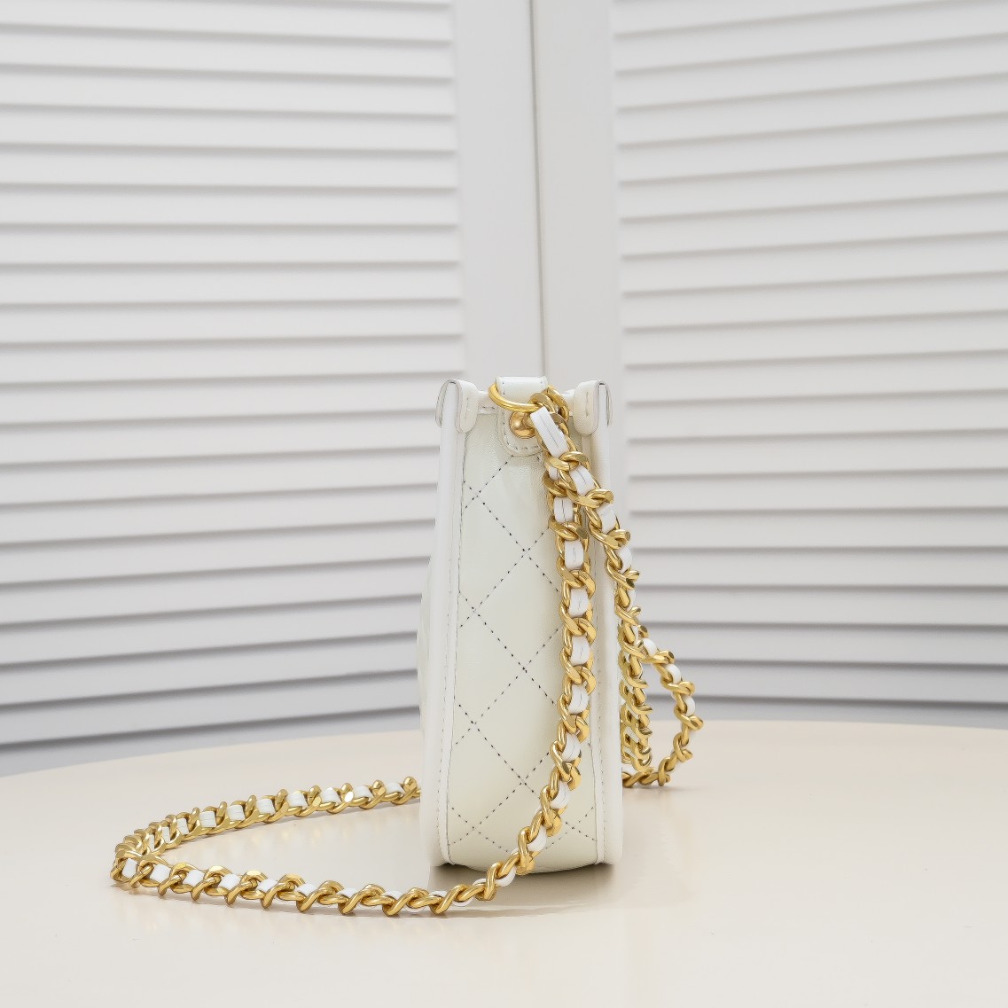 Chanel 24S Half Moon Hobo Underarm Bag Shoulder Bag Handbag