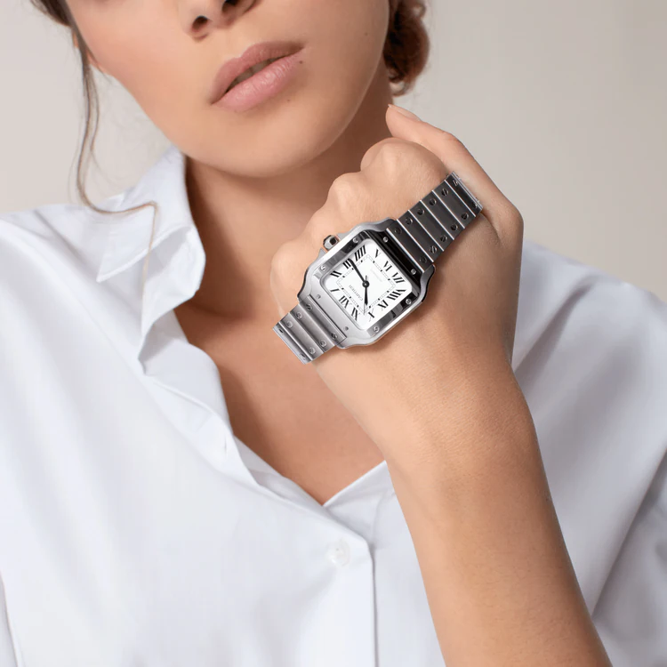 CARTIER SANTOS Classic Silver 35mm