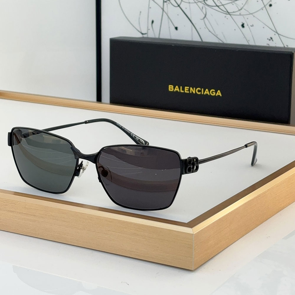 Balenciaga Hollow metal Logo sunglasses Top quality （Replica）