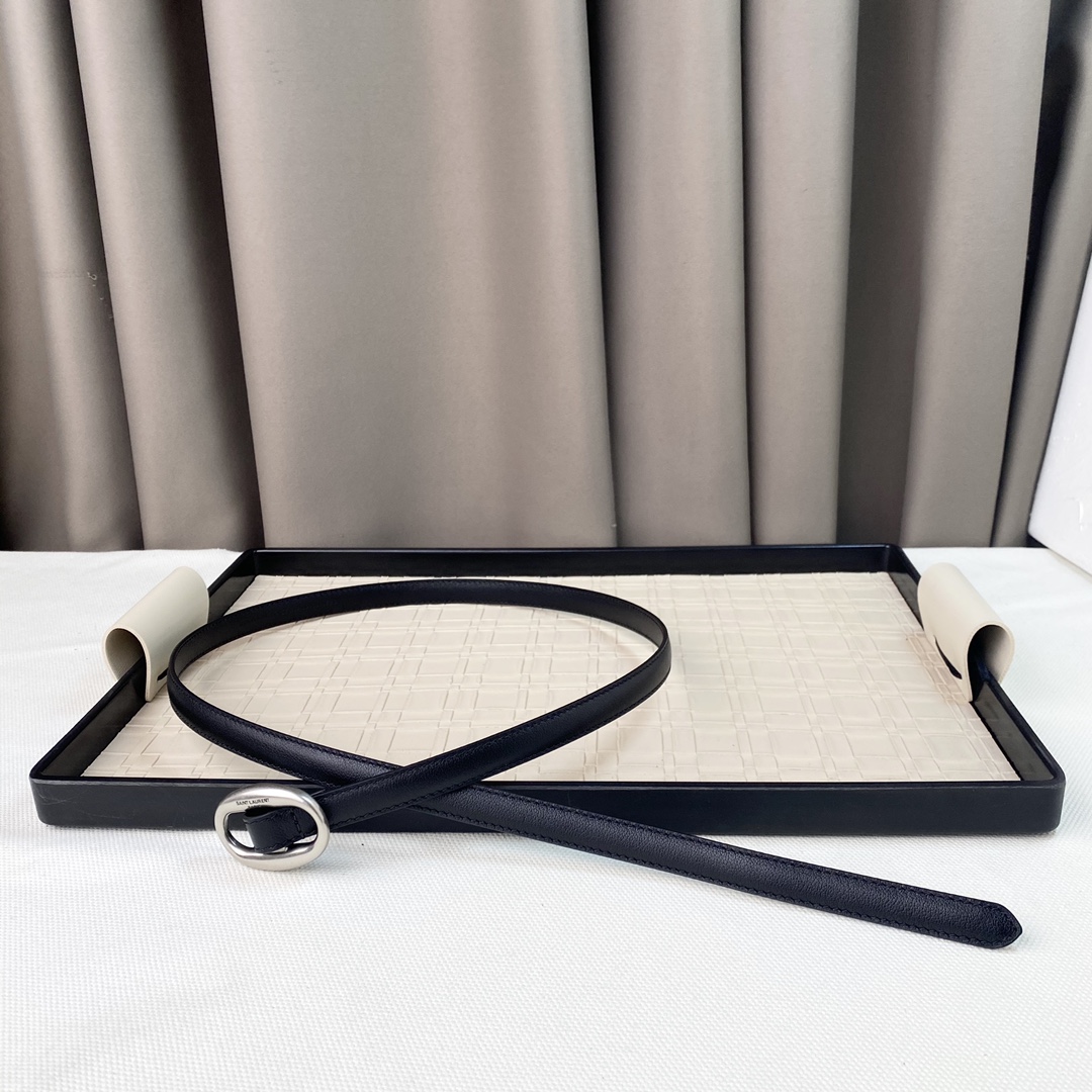 YSL Saint Laurent Leather Belts 1:1 Mirror Version