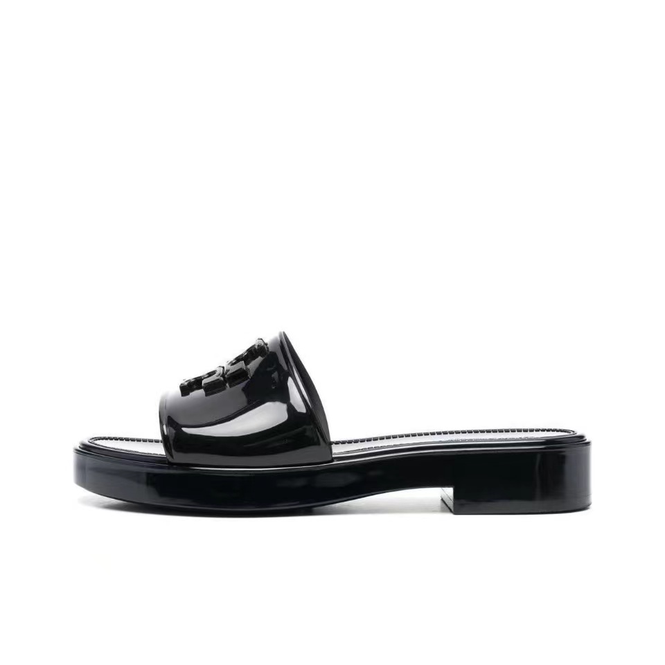 Tory Burch Rubber Fashion Flip-flops Sandals Slide (Replica)