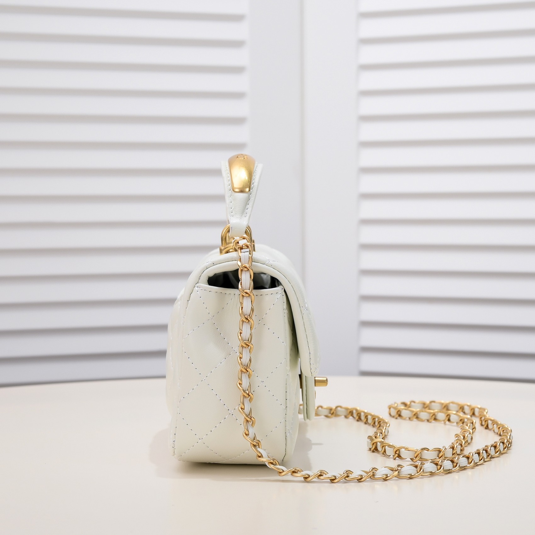 Chanel 22B Mini CF Handle Shoulder Bag Handbag